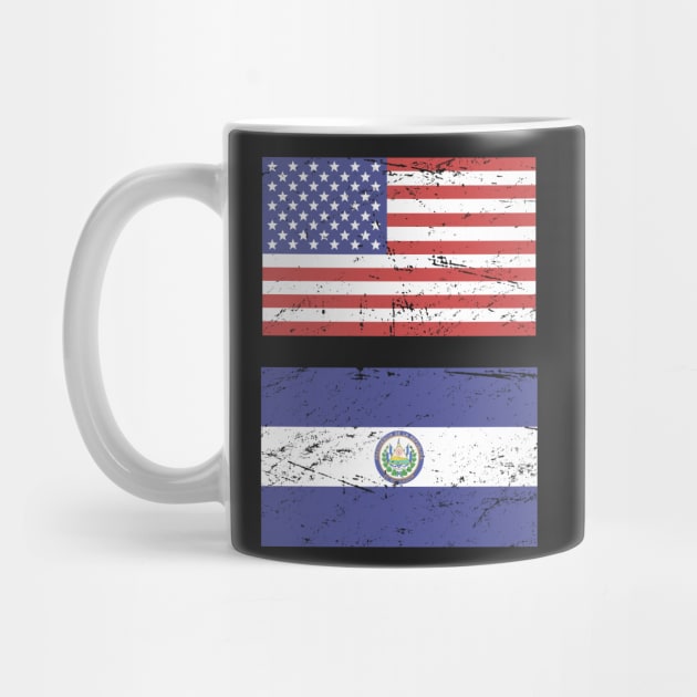 United States Flag & El Salvador Flag by MeatMan